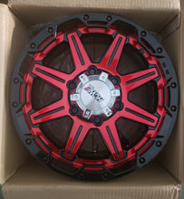 Load image into Gallery viewer, clear stock sales 15J880A 15*7/6*139.7 110.2 Silver/Red Wheel Rims Set (4)
