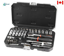 Load image into Gallery viewer, 42 pc 1/4" Socket tools set
