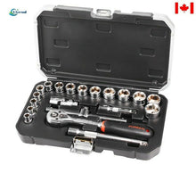 Load image into Gallery viewer, 20 pc 3/8" Socket set

