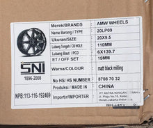 Load image into Gallery viewer, Clearance Sale Alloys 20LP09 20‘’ Rims  4pcs/set
