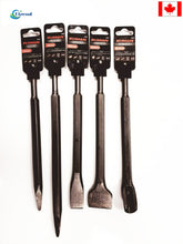 Load image into Gallery viewer, 5pc SDS Point Chisel SDS Flat Chisel SDS Curved Groove Chisel low price
