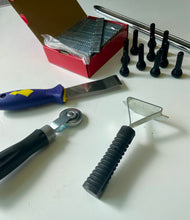 Load image into Gallery viewer, 15PCS tire repair kit (400pcs wheel weights 20in tire lever TR414 valve)
