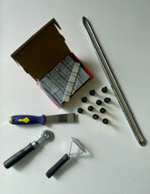 Load image into Gallery viewer, 15PCS tire repair kit (400pcs wheel weights 20in tire lever TR414 valve)

